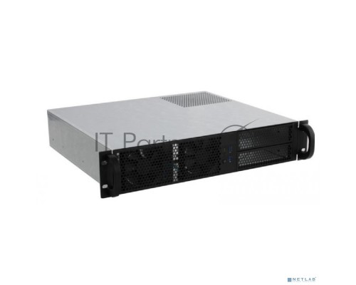 Корпус Procase RM238-B-0 Корпус 2U Rack server case, черный, без блока питания(PS/2,mini-redundant), глубина 380мм, MB 9.6