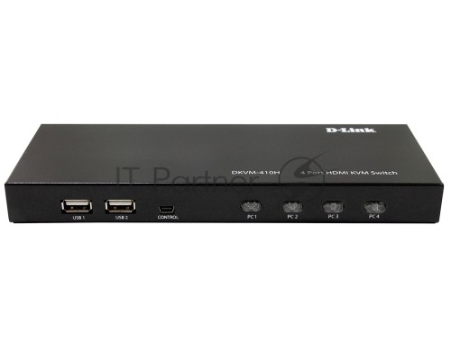 Переключатель-KVM с портами HDMI и USB D-Link DKVM-410H/A2A, 4-портовый