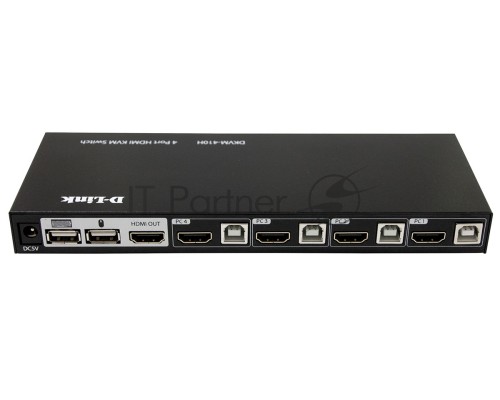 Переключатель-KVM с портами HDMI и USB D-Link DKVM-410H/A2A, 4-портовый
