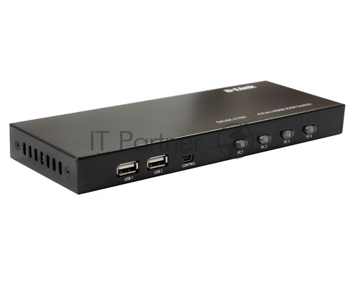 Переключатель-KVM с портами HDMI и USB D-Link DKVM-410H/A2A, 4-портовый