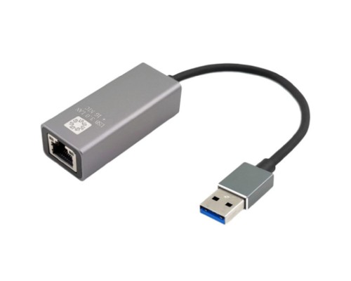 [кабели] 5bites Кабель-адаптер UA3-45-13BK USB3.0 / RJ45 1G / AL / GREY