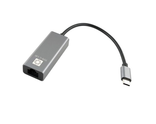 [кабели] 5bites Кабель-адаптер UA2C-45-16BK USB3.1 / RJ45 100MB / AL / GREY