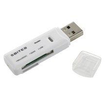 5bites Устройство ч/з карт памяти RE3-200WH USB3.0 / SD / TF / USB PLUG / WHITE
