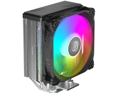 [Вентиляторы] Кулер PentaWave PC-Z04E SRB ARGB  LGA115X/1200/1700/AM4/AM5 (20 шт/кор, TDP 220W, 1*120mm ARGB PWM Fan, 4 тепловые трубки 6мм, 600-1850RPM, 12-32,6dBa)