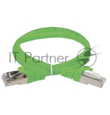 Коммутационный шнур ITK (патч-корд), кат.5Е FTP, 1,5м, зеленый