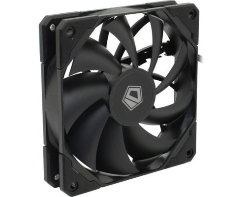 [вентилятор] Case Fan ID-Cooling TF-12025-PRO BLACK (120mm PWM, резиновые углы, черный, 500-1800об/мин)  BOX