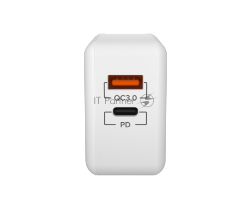 Сетевое зарядное устройство Lyambda LT22 20Вт c 2-мя выходами (PD+QC3.0)
