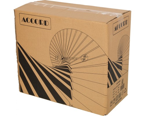 Компьютерный корпус Accord ACC-CL292B черный без БП ATX 1x120mm 2xUSB2.0 1xUSB3.0 audio