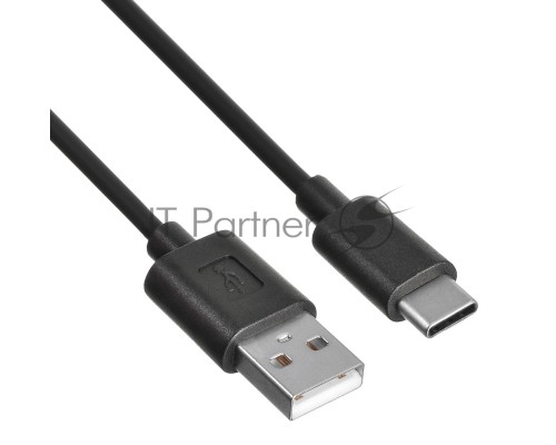 Кабель Buro USB-TC-1.2B2A 1.2м черный