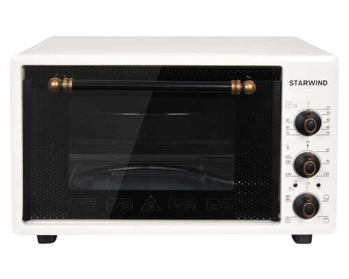 Мини-печь Starwind SMO2026 36л. 1300Вт бежевый