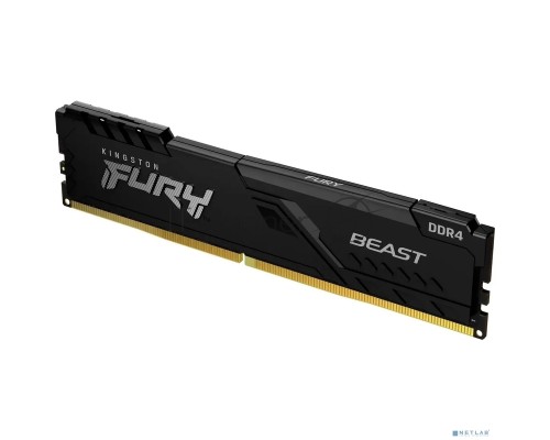 Оперативная память Kingston 16GB DDR4 2666MHz CL16 DIMM FURY Beast Black EAN: 740617320121
