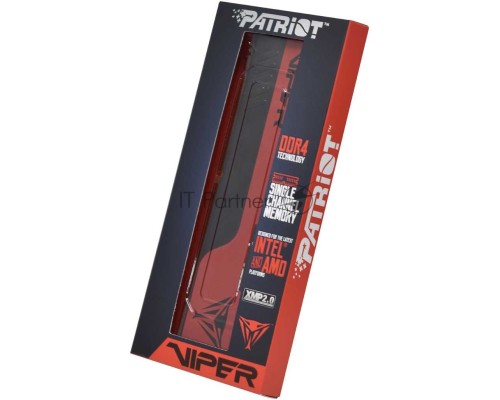 Оперативная память 8Gb DDR4 4000MHz Patriot Viper Elite II (PVE248G400C0) CL20