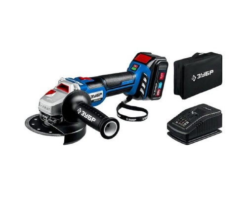 [Электроинструмент] Углошлифовальная машина Зубр AB-125-41 1200Вт 10000об/мин рез.шпин.:M14 d=125мм