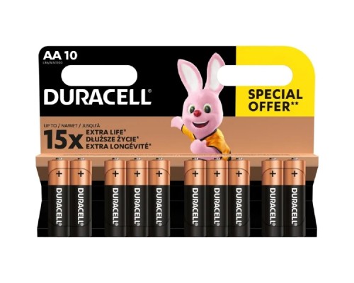 [Батарейка] DURACELL LR6-10BL BASIC (6/60/16800) (10 в уп-ке шт.)