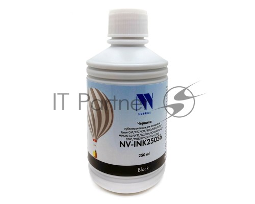 Чернила NV сублимационные NV-INK250 Black Sb для аппаратов EPSON  C67/C87/C78/R210/R310/R270/MIMAKI JV2/JV22/JV2/JV4/ROLANDRS640/FJ740/MUTOH 900C/1604 /DX5 (250ml) Китай