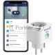 Умный комплект безопасности Smart Power Plug is a device to control remotely via Wi-Fi connected through it load, measure its power and monitor electrical energy consumption. White color, multi language version.
