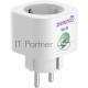 Умный комплект безопасности Smart Power Plug is a device to control remotely via Wi-Fi connected through it load, measure its power and monitor electrical energy consumption. White color, multi language version.