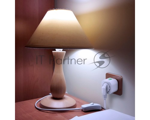 Умный комплект безопасности Smart Power Plug is a device to control remotely via Wi-Fi connected through it load, measure its power and monitor electrical energy consumption. White color, multi language version.