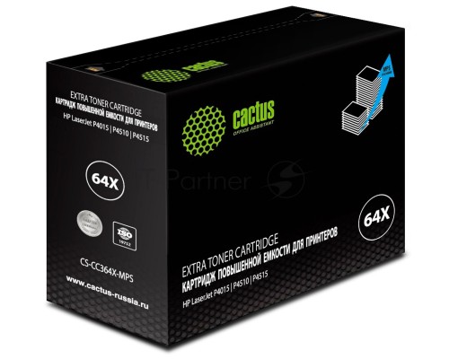Картридж лазерный Cactus CS-CC364X-MPS черный (30000стр.) для HP LJ P4015/P4515