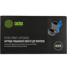 Картридж лазерный Cactus CS-CE505X-MPS черный (13000стр.) для HP LaserJet P2050 /P2055 /P2055D/ P2055DN / P2055X