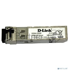 Трансивер D-Link 220R, 20KM, A1A 100Base-BX-U Single-Mode 20KM SFP TX-1310, RX-1550nm