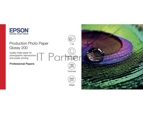 Фотобумага EPSON PROD PHOTO PAPER GLOSSY 200 24