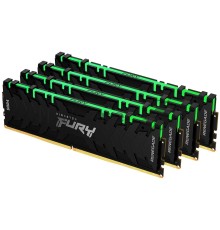 Память оперативная Kingston 32GB 3000MHz DDR4 CL15 DIMM (Kit of 4) FURY Renegade RGB