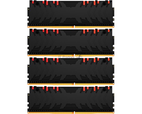 Память оперативная Kingston 32GB 3000MHz DDR4 CL15 DIMM (Kit of 4) FURY Renegade RGB