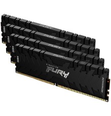 Память оперативная Kingston 32GB 3000MHz DDR4 CL15 DIMM (Kit of 4) FURY Renegade Black