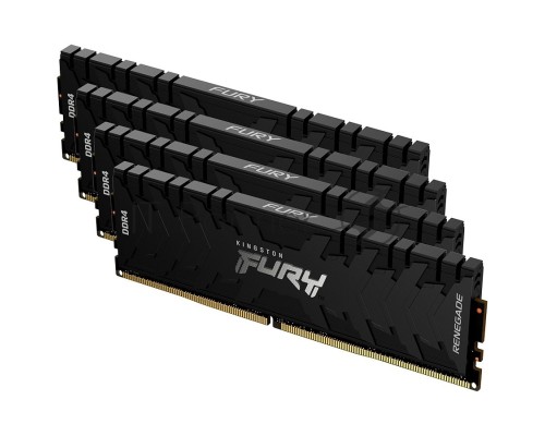Память оперативная Kingston 32GB 3000MHz DDR4 CL15 DIMM (Kit of 4) FURY Renegade Black