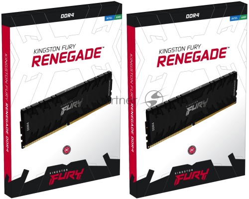 Память оперативная Kingston 32GB 3000MHz DDR4 CL15 DIMM (Kit of 4) FURY Renegade Black