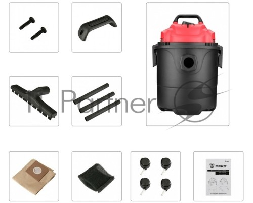Пылесос промышленный DEKO DKVC-1400-15P015-0033