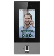 DAHUA DHI-ASI6214S-PW AI терминал учета рабочего времени и контроля доступа с распознаванием лиц, отпечатков пальцев и Wi-Fi