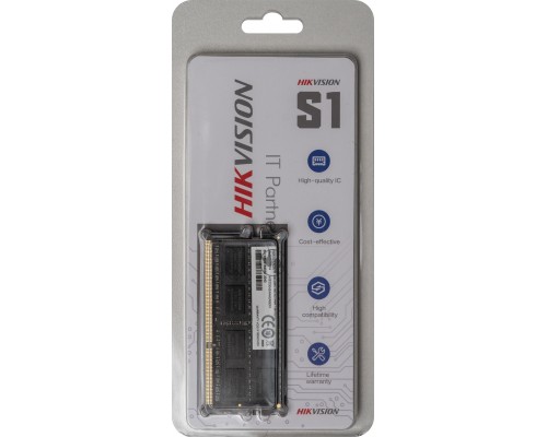 Оперативная память SODIMM DDR3 DIMM 4Gb PC12800, 1600Mhz, 1.35V, HIKVision HKED3042AAA2A0ZA1/4G