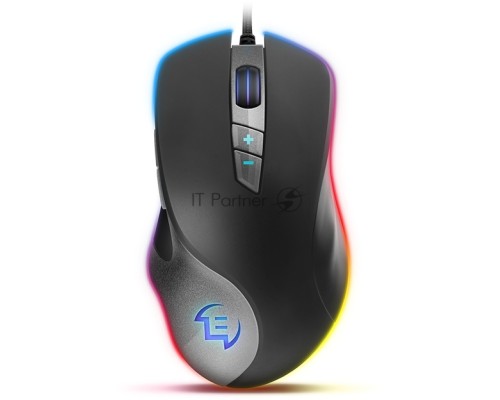 Мышь проводная SVEN RX-G970 черный, 4000 dpi, USB, кнопки - 7