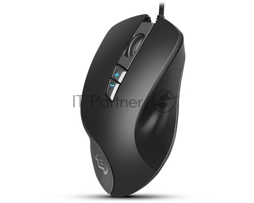 Мышь проводная SVEN RX-G970 черный, 4000 dpi, USB, кнопки - 7
