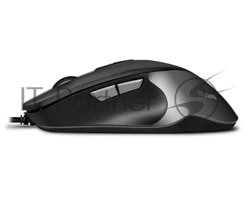 Мышь проводная SVEN RX-G970 черный, 4000 dpi, USB, кнопки - 7