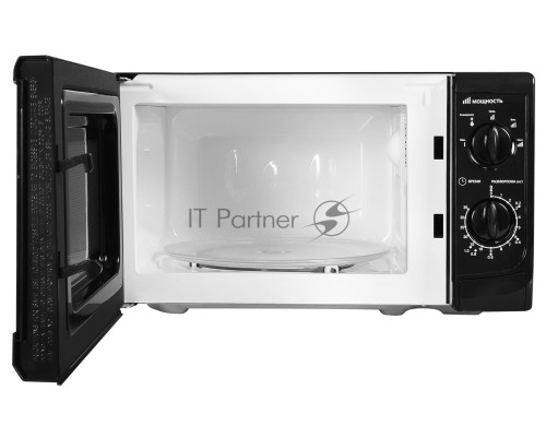Микроволновая печь Starwind SWM5720 черный, 20 л, 700 Вт, переключатели - поворотный механизм