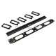 Кабельный организатор Hyperline CM-1U-5R-PL-COV с пластиковыми кольцами с крышкой, 19