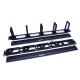 Кабельный организатор Hyperline CM-1U-5R-PL-COV с пластиковыми кольцами с крышкой, 19
