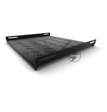Полка стационарная Hyperline TSH3L-450-RAL9004 (TSH3L-450-RAL9005), глубина 450 мм,с боковым креплением, нагрузка до 20 кг,для шкафов серии TTB, TTBR, TTC2, TWB, TWM, TWFS,485х450мм (ШхГ), цвет черный