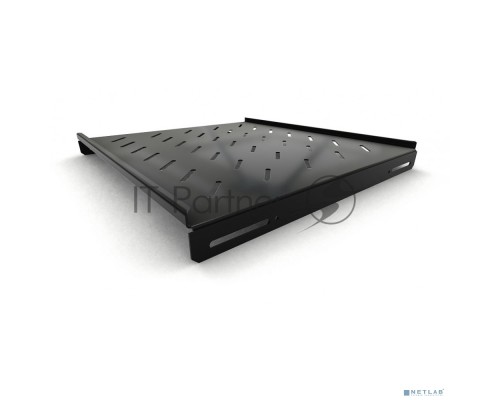 Полка стационарная Hyperline TSH3L-450-RAL9004 (TSH3L-450-RAL9005), глубина 450 мм,с боковым креплением, нагрузка до 20 кг,для шкафов серии TTB, TTBR, TTC2, TWB, TWM, TWFS,485х450мм (ШхГ), цвет черный
