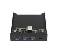 Gembird Планка USB 3.0 на переднюю панель 3.5, 3 порта USB и 1 порт Type-C (FP3.5-USB3-3A1C)