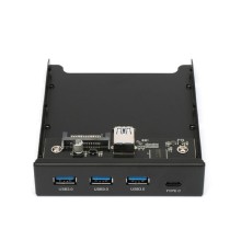 Gembird Планка USB 3.0 на переднюю панель 3.5, 3 порта USB и 1 порт Type-C (FP3.5-USB3-3A1C)