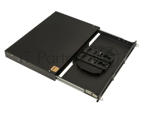 Бокс оптический универсальный Hyperline FO-19V-1U-3xSLT-W130H30-24UN-BK 19