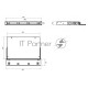 Бокс оптический универсальный Hyperline FO-19V-1U-3xSLT-W130H30-24UN-BK 19