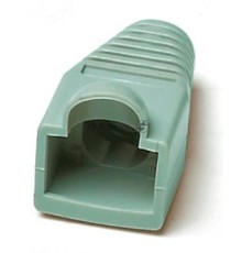 Изолирующий колпачок Hyperline BOOT-GY-10 для разъемов RJ-45, серый (10 шт.)