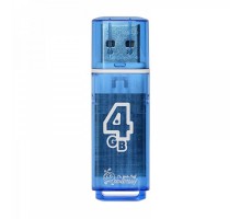 Smartbuy USB Drive 4GB Glossy series Blue (SB4GBGS-B)