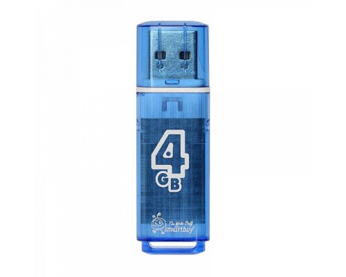 [Носитель информации] Smartbuy USB Drive 4GB Glossy series Blue (SB4GBGS-B)