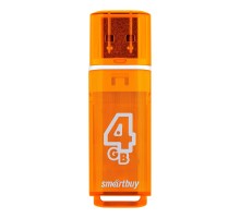 Smartbuy USB Drive 4GB Glossy series Orange (SB4GBGS-Or)
